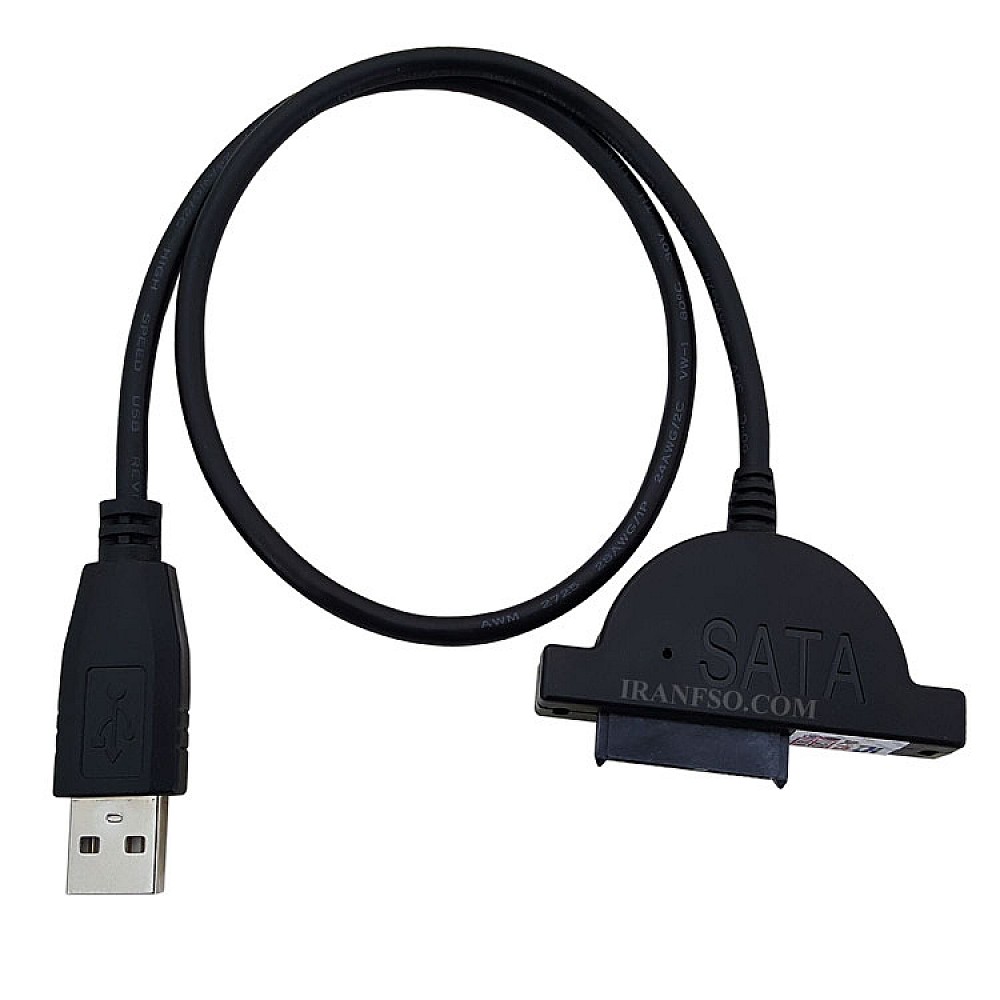 11336023-DVD-USB-1-1000x1000 کابل تبدیل SATA به USB مناسب برای درایو دی وی دی لپتاپ - Image 1