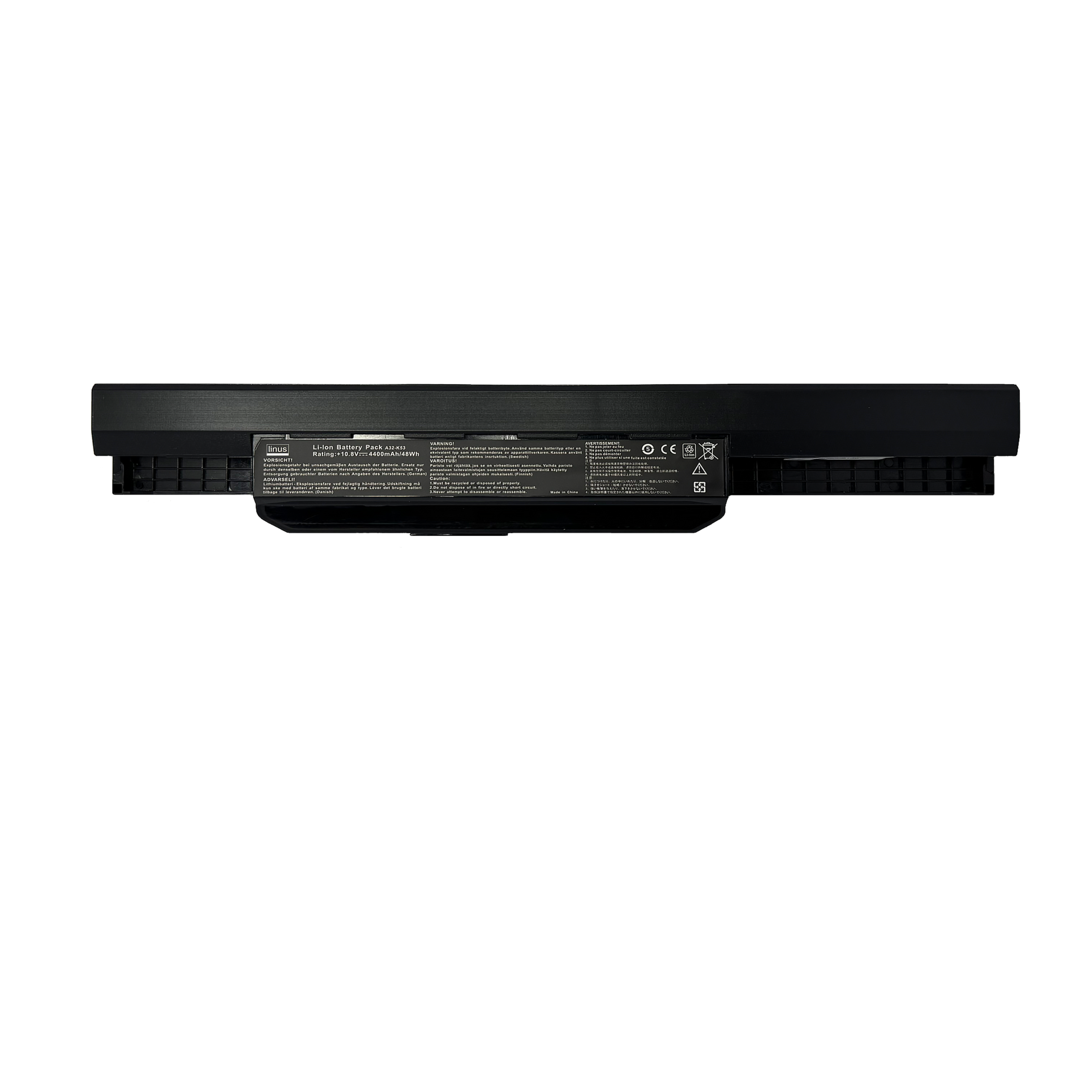 K53 4400 باتری لپ تاپ ایسوس لینوس ASUS BATTERY LINUS K53 6CELL 4400MAH - Image 1
