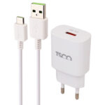 شارژر دیواری فست شارژ TSCO TTC61 QC3 PD 3.6A + کابل تایپ سی - Image 3