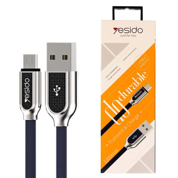 کابل تبدیل USB به micro-usb یسیدو YESIDO CA15 طول 1.2متر