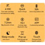 هندزفری بلوتوثی کیو سی وای مدل T13 TWS - Image 9