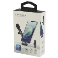میکروفون یقه ای بی سیم K8 + تبدیل Type-C to Lightning