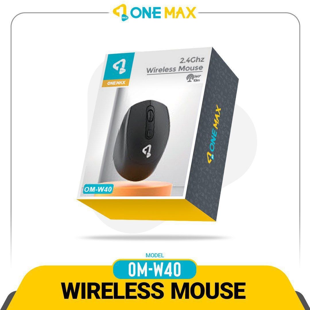 w400 موس بی سیم وان مکس مدل ONE MAX OM-W40 - Image 1