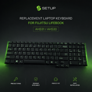 کیبرد لپ تاپ فوجیتسو Lifebook AH531/AH530 مشکی